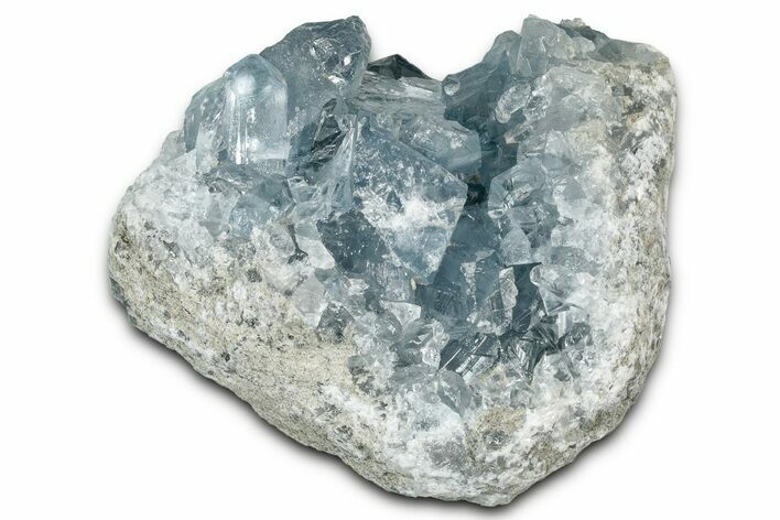 Sparkling Celestine (Celestite) Crystal Cluster - Madagascar #354634